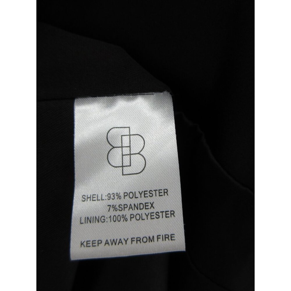 Black Tie-Front Women’s Dress - Picture 9 of 10